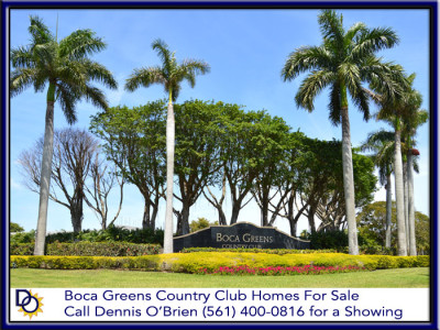 Boca Greens Country Club Homes For Sale